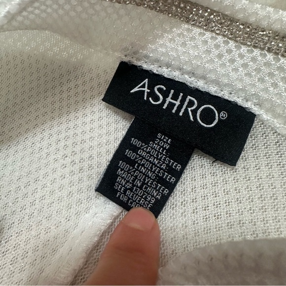 Ashro Ruffle-Sleeve Jacket with Rhinestone Accents - Picture 3 of 3